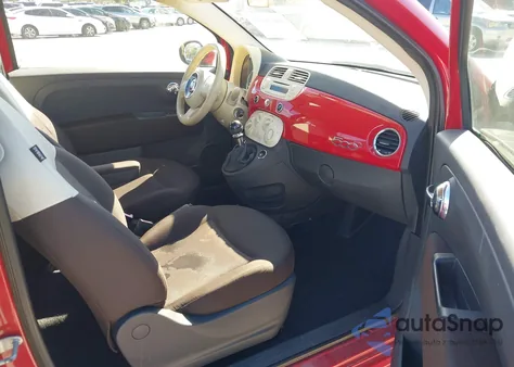 2012 Fiat 500C Pop from USA, damaged, VIN 3C3CFFDR2CT313926